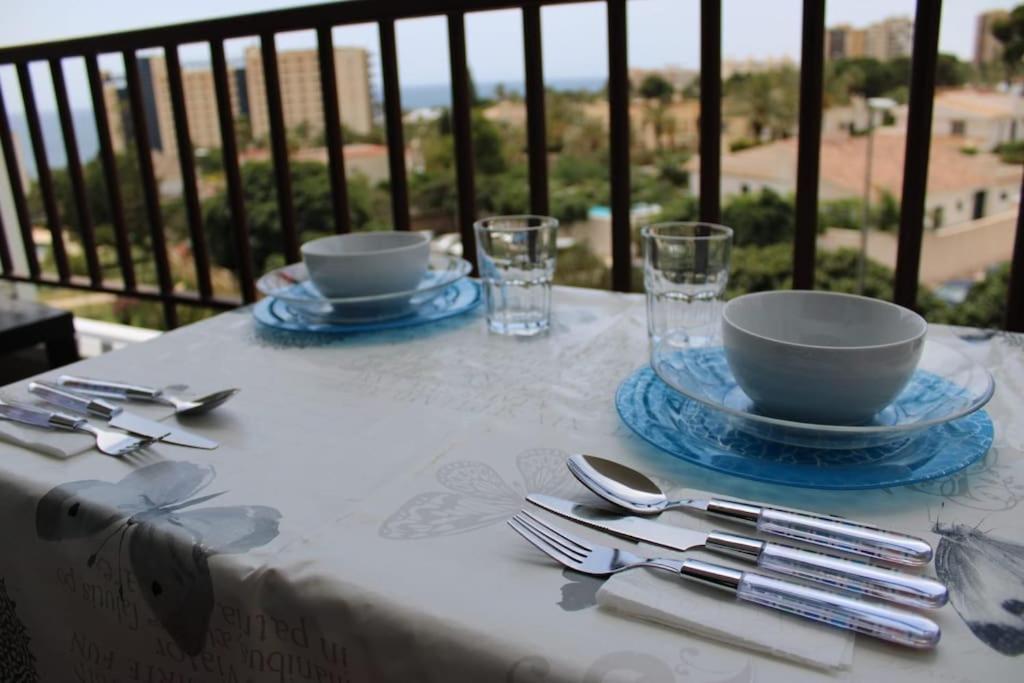 Apartamento Vista Al Mar Piscina Playa 3 Min Aguadulce  Ngoại thất bức ảnh